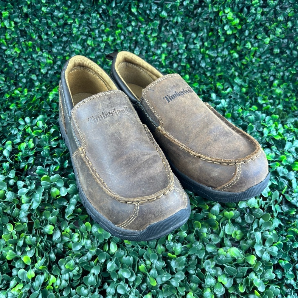 Timberland Big Kids Rustic Brown Slip-On Loafers
